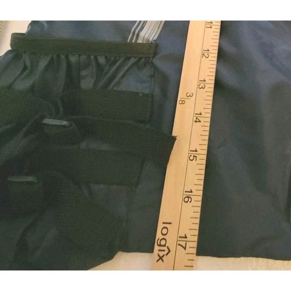 Vintage‎ 90s HEAD Drawstring Gym Bag Blue Nylon w/ Drink Holder 17x13.5